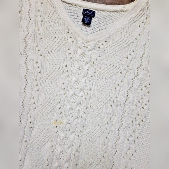 Izod cable knit sweater SEE DESCRIPTION - Picture 2 of 11
